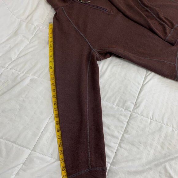 Tommy Bahamas Quarter Zip Mens Maroon Sweatshirt - Picture 9 of 11